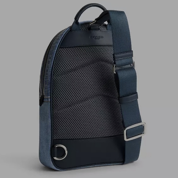 Coach Men's (Gender neutral) Denim Charter Pack - Picture 3 of 5